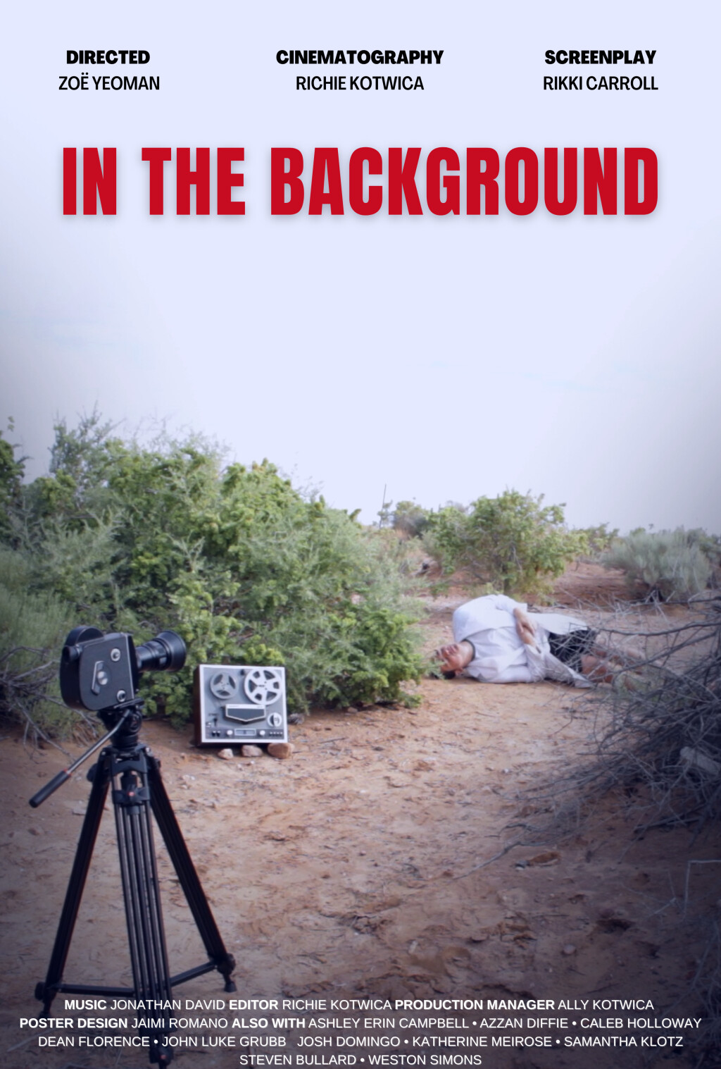 Filmposter for IN THE BACKGROUND